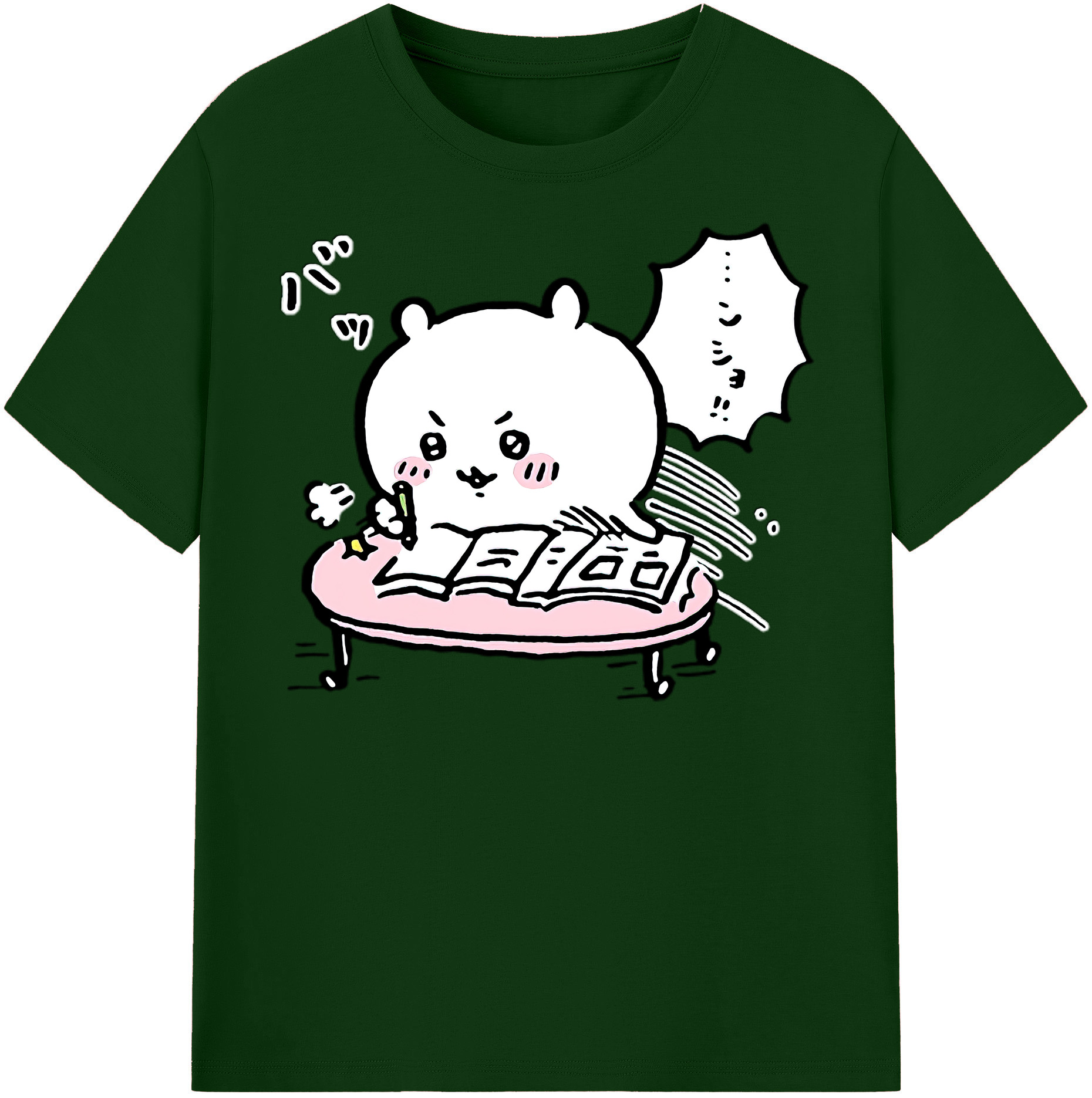 （画像用） ちいかわ ちいかわ Chii-kawa chiikawa 綿100％半袖Tシャツ（フロントプリント）